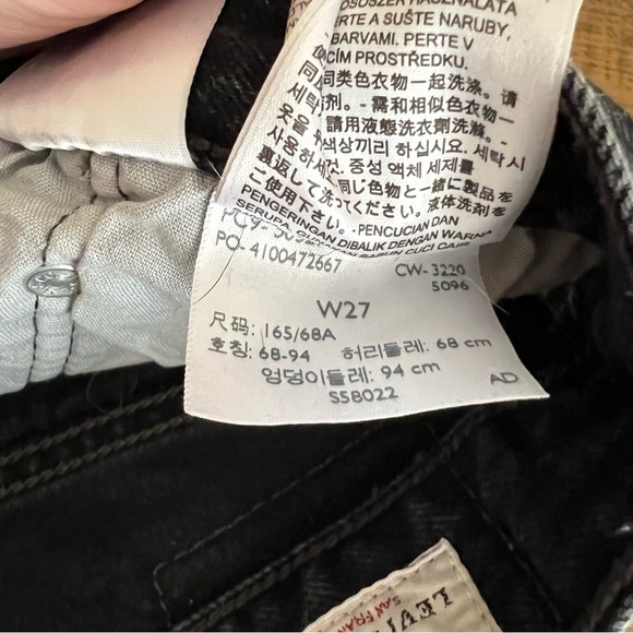 Levi’s 501 Original Cutoff High Rise shorts- Wise Up- Size 4 or 27 - Picture 14 of 14